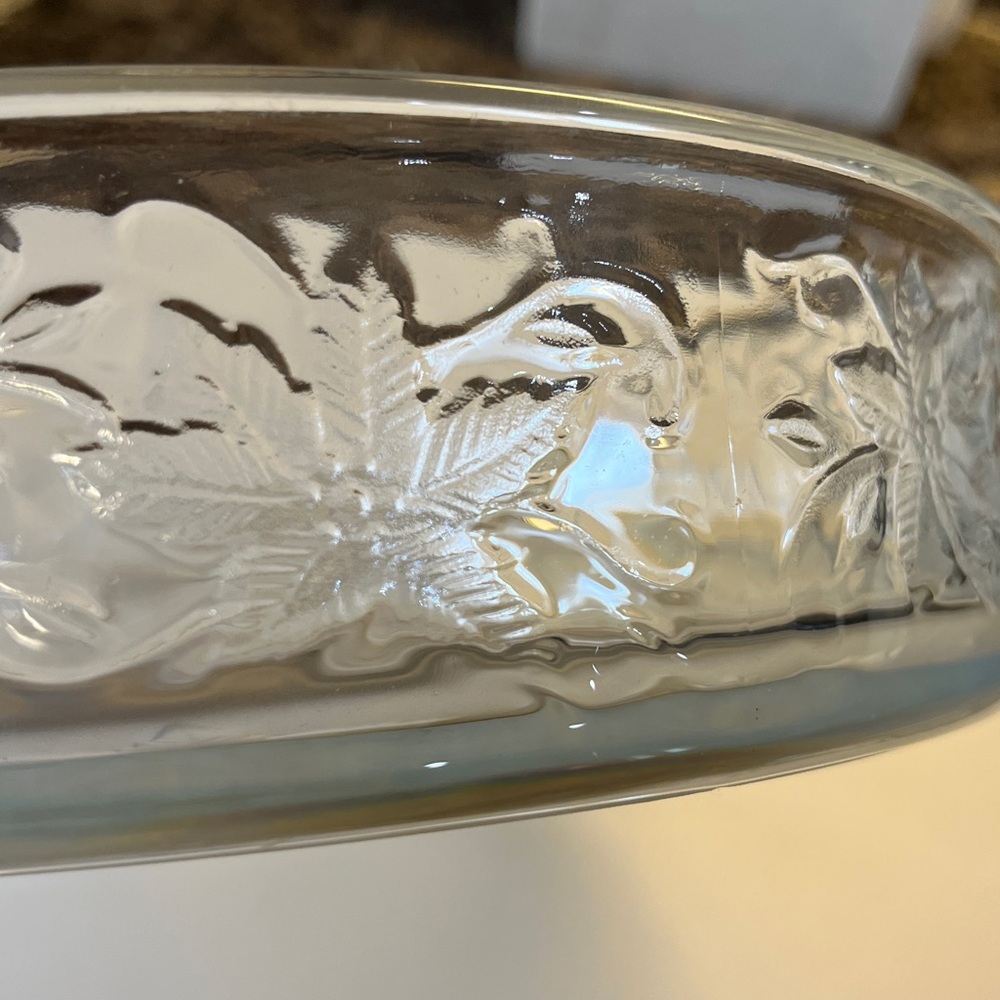 Glass pie dish. - Picture 4 of 4